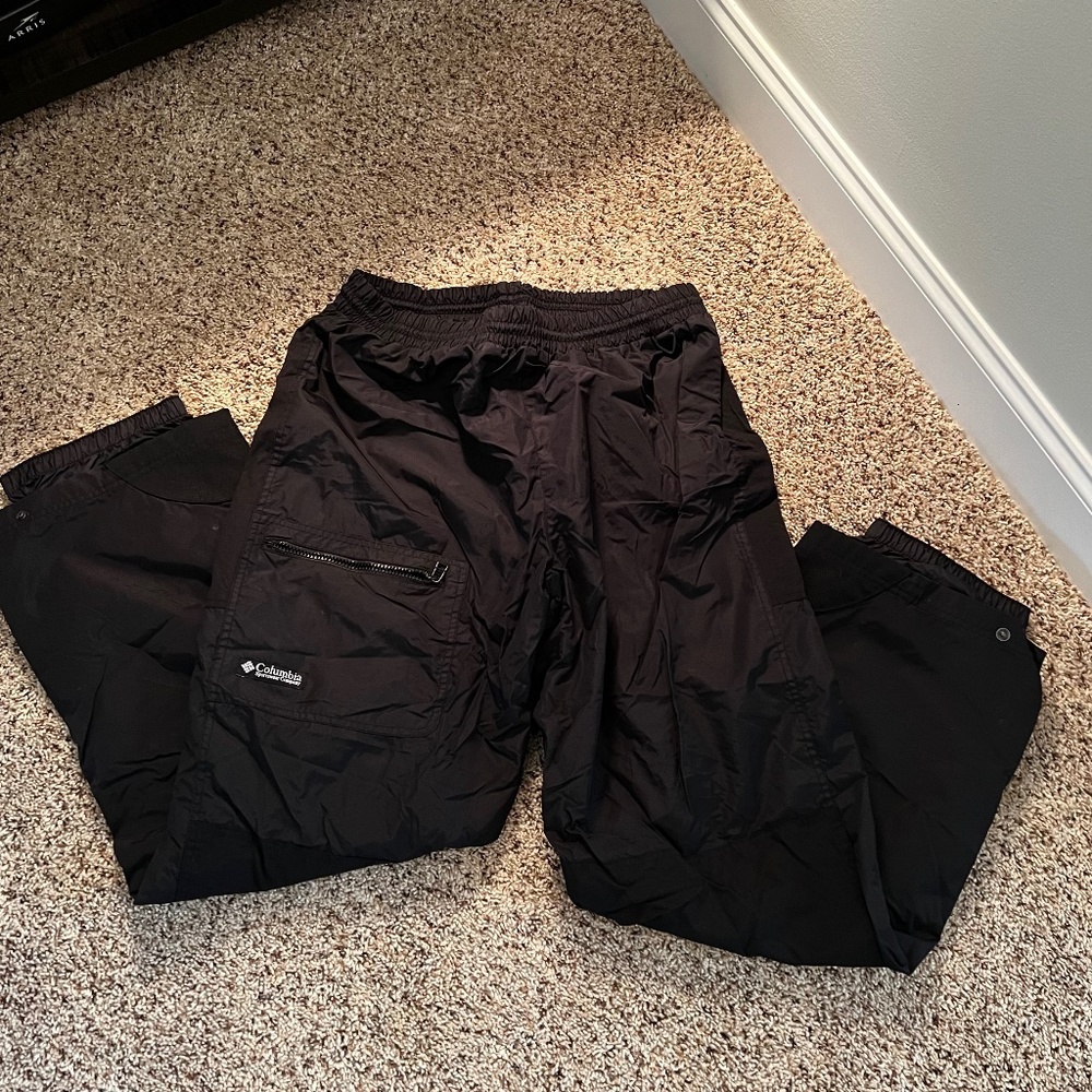 Men's Columbia Snow Pants, Black, XL